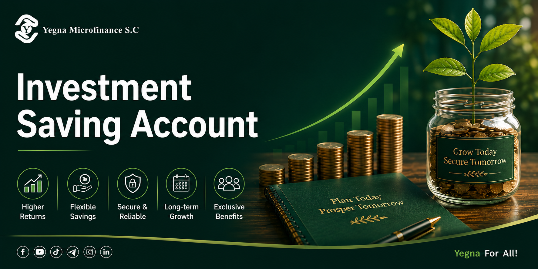 Investment Saving Account (እድገት የቁጠባ ሂሳብ)